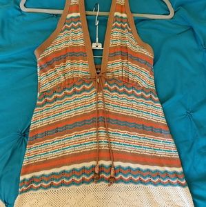 Rampage knit halter top